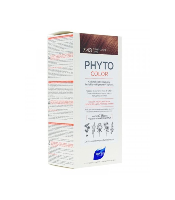 PHYTO PHYTOCOLOR 7.43 BLOND CUIVRE - Parafam