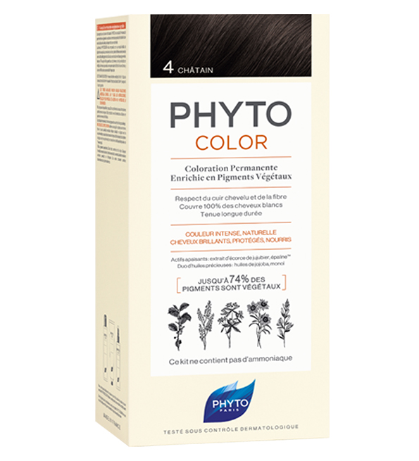 PHYTO PHYTOCOLOR 4 CHATAIN - Parafam