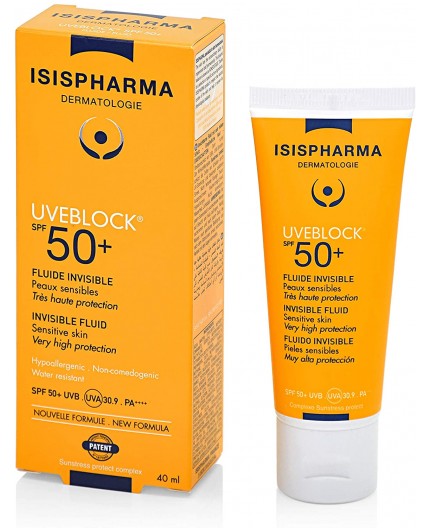 ISIS PHARMA UVEBLOCK 50 INVISIBLE FLUID - Parafam