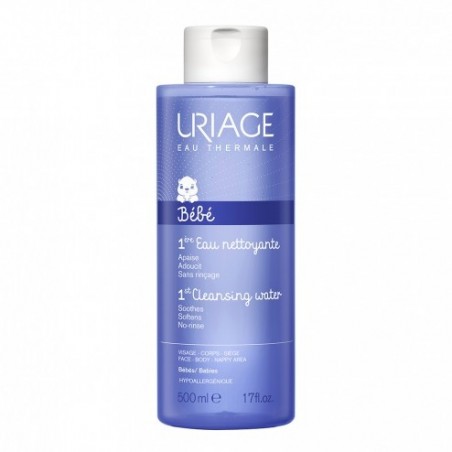 URIAGE 1ÈRE EAU NETTOYANT SANS RINÇAGE 500ML - Parafam