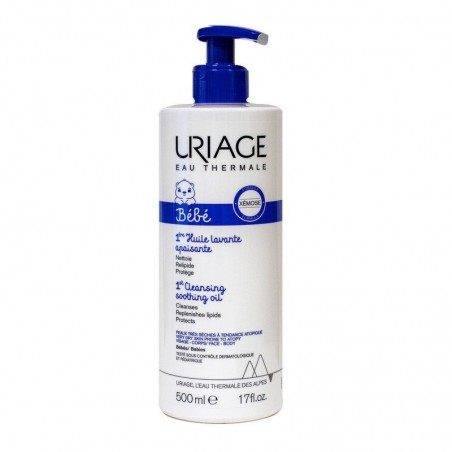 URIAGE BÉBÉ 1ER HUILE LAVANTE APAISANTE 500ML - Parafam