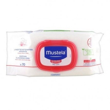 MUSTELA LINGETTES NETTOYANTES APAISANTES SANS RINÇAGE*70 - Parafam