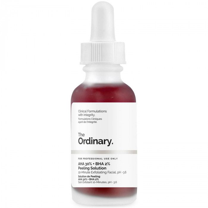 THE ORDINARY AHA 30% + BHA 2% SOLUTION DE PEELING 30ML - Parafam