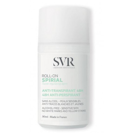 SVR SPIRIAL ROLL-ON 50ML TRANSPIRATION NORMALE À EXCESSIVE - Parafam