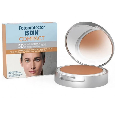 ISDIN FOTOPROTECTOR COMPACT BRONCE SPF50+ 10GR - Parafam
