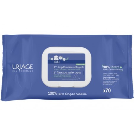 URIAGE BÉBÉ 1ÈRES LINGETTES NETTOYANTES X70 UNITÉS - Parafam