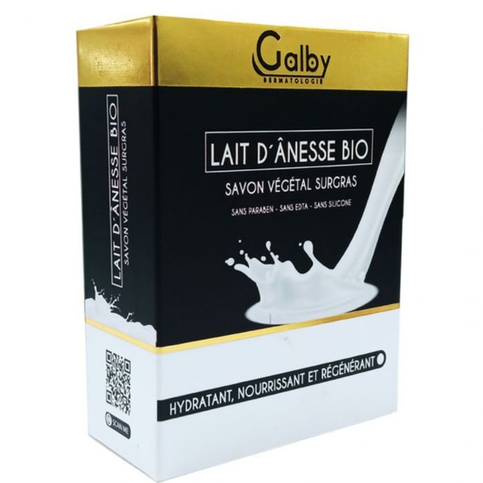 GALBY SAVON LAIT D’ANESSE BIO 100 G - Parafam