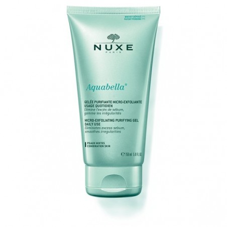 NUXE AQUABELLA GELÉE PURIFIANTE MICRO-EXFOLIANTE USAGE QUOTIDIEN AQUABELLA 150ML - Parafam