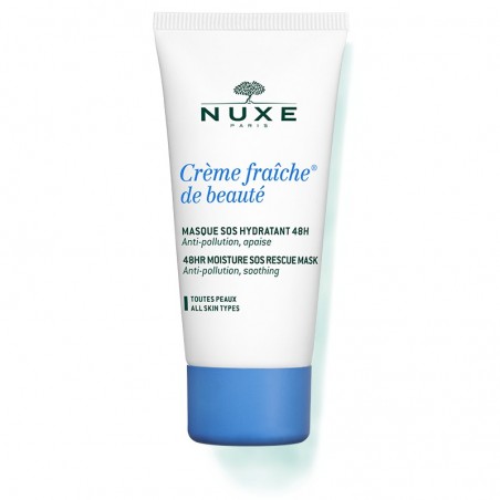 NUXE CREME FRAICHE MASQUE 50ML RÉHYDRATANT ET APAISANT 24H – TOUS TYPES DE PEAUX - Parafam