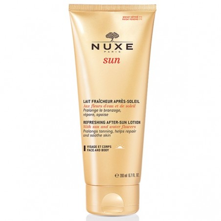 NUXE SUN LAIT FRAÎCHEUR APRÈS-SOLEIL VISAGE ET CORPS 200 ML - Parafam